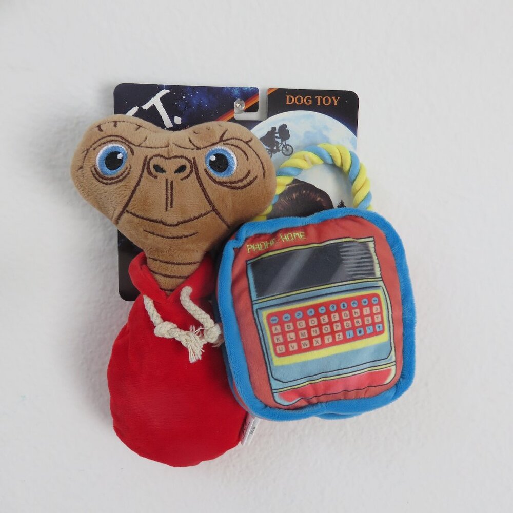 (#115) E.T. The Extra-Terrestrial Dog Toys - 2 Plushies
